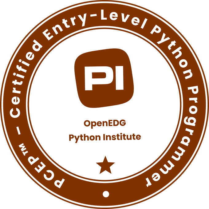 [PCEP-30-02] PCEP™ – Certified Entry-Level Python Programmer